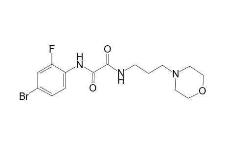 N-(4-Bromo-2-fluoro-phenyl)-N'-(3-morpholin-4-yl-propyl)-oxalamide