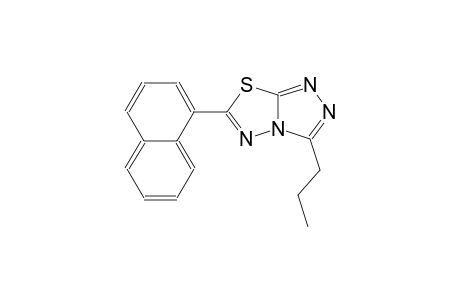 6-(1-naphthyl)-3-propyl[1,2,4]triazolo[3,4-b][1,3,4]thiadiazole