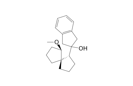 cis,cis-1-Methoxy-6-(2-hydroxyindan-2-yl)spiro[4.4]nonane