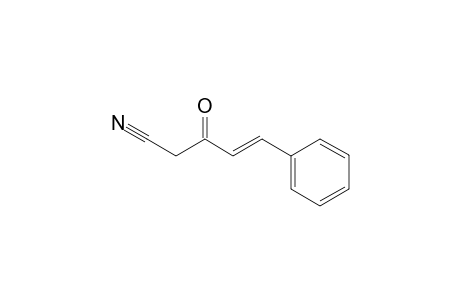 (E)-3-Oxo-5-phenyl-pent-4-enenitrile
