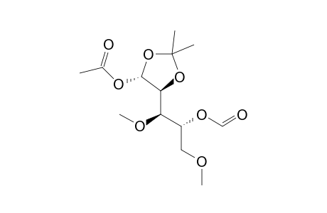 (1S)-1-Acetoxy-4-O-formyl-1,2-O-isopropylidene-3,5-di-O-methyl-D-arabinitol