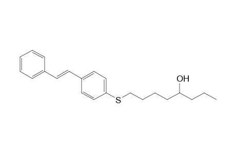 8-[4-[(E)-styryl]phenyl]sulfanyloctan-4-ol