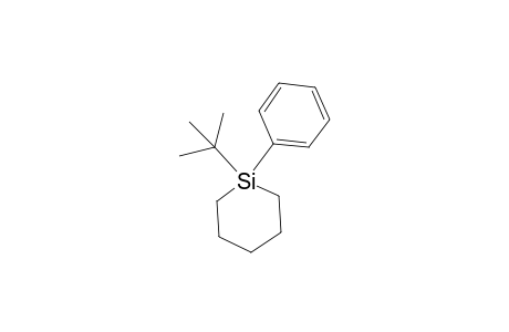 1-t-Butyl-1-phenyl-1-silacyclohexane