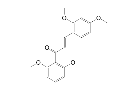 (E)-3-(2,4-DIMETHOXYPHENYL)-1-(2-HYDROXY-6-METHOXYPHENYL)-PROP-2-EN-1-ONE
