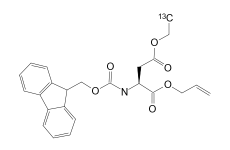 N-(9-FLUORENYLMETHOXYCARBONYL)-L-ASPARTYL-BETA-(13)C(2)-ETHYL-ALPHA-ALLYLDIESTER