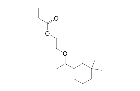 2-(1-(3,3-dimethylcyclohexyl)ethoxy)ethyl propionate