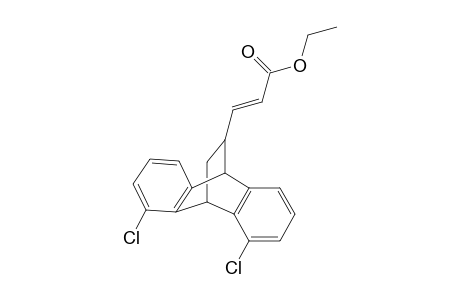 E-ethyl 3-(1,8-dichloro-9,10-dihydro-9,10-ethanoanthracen-11-yl)propenoate