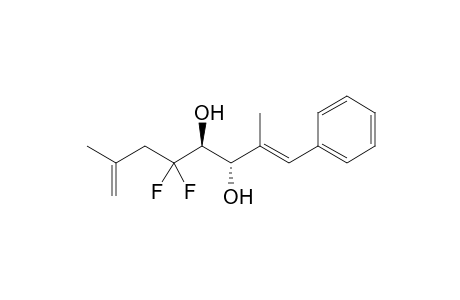 (1E,3S*,4S*)-5,5-Difluoro-2,7-dimethyl-1-phenylocta-1,7-diene-3,4-diol