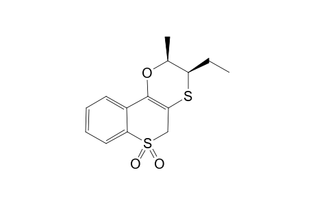 CIS-2,3-DIHYDRO-3-ETHYL-2-METHYL-[5H]-1,4-OXATHIINO-[3,2-C]-[1]-BENZOTHIOPYRAN-6,6-DIOXIDE