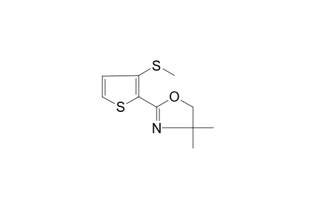 4,4-Dimethyl-2-[3-(methylsulfanyl)-2-thienyl]-4,5-dihydro-1,3-oxazole