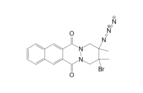 3-Bromo-2-azido-2,3-dimethyl-1,2,3,4,6,13-hexahydrobenzo[g]pyridazino[1,2-b]phthalazine-6,13-dione isomer