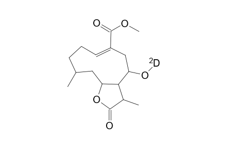 Tetrahydrogermanin A - methyl ester - monodeuterated cpd.