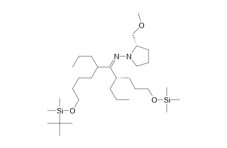 1-Pyrrolidinamine, N-[6-[[(1,1-dimethylethyl)dimethylsilyl]oxy]-2-propyl-1-[1-propyl-4-[(trimethylsilyl)oxy]butyl]hexylidene]-2-(methoxymethyl)-, [2S-[1[1Z(R*),2R*],2R*]]-