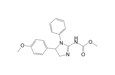 5-(4-Methoxyphenyl)-1-phenyl-4,5-dihydro-2-methoxycarbonylaminoimidazole