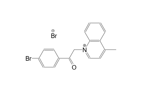 quinolinium, 1-[2-(4-bromophenyl)-2-oxoethyl]-4-methyl-, bromide