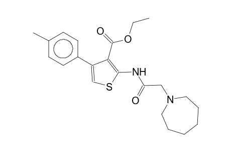 N-(3-ethoxycarbonyl-4-p-tolyl-2-thienyl)-2-azepanoacetamide