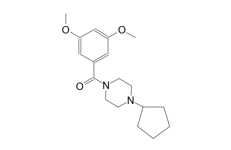 1-cyclopentyl-4-(3,5-dimethoxybenzoyl)piperazine