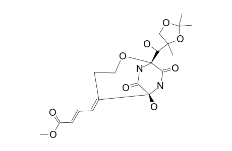 (5E,5BE)-METHYL-BICYCLOMYCIN-5A-PROPENOATE-C-2',C-3'-ACETONIDE