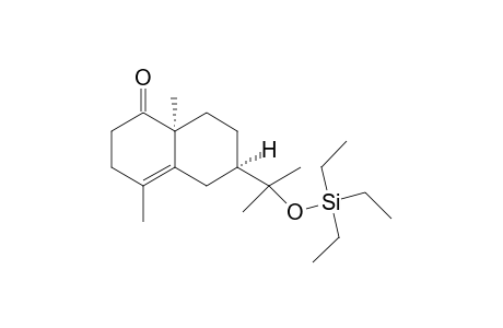 [(6R-(6.alpha.,8a.alpha.)]-2,3,5,6,8,8a-Hexahydro-4,8a-dimethyl-6-[1-(triethylsilyl)oxy-1-methylethyl]-1(2H)-naphthalenone