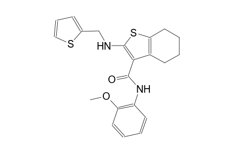 benzo[b]thiophene-3-carboxamide, 4,5,6,7-tetrahydro-N-(2-methoxyphenyl)-2-[(2-thienylmethyl)amino]-