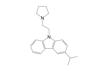 3-Isopropyl-9-[2'-(1"-pyrrolidinyl)ethyl]-carbazole