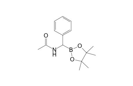 N-[phenyl-(4,4,5,5-tetramethyl-1,3,2-dioxaborolan-2-yl)methyl]acetamide