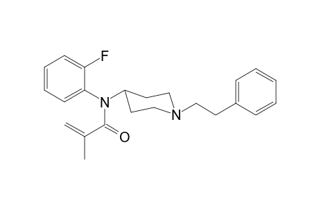 N-(2-Fluorophenyl)-N-[1-(2-phenylethyl)piperidin-4-yl)-2-methylprop-2-enamide