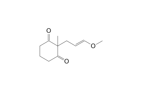 2-(3'-Methoxyprop-2'-en-1'-yl)-2-methylcyclohexane-1,3-dione