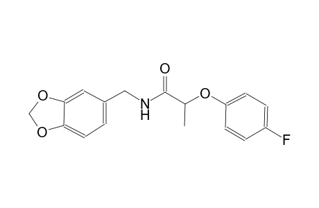 propanamide, N-(1,3-benzodioxol-5-ylmethyl)-2-(4-fluorophenoxy)-