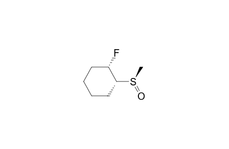 Cyclohexane, 1-fluoro-2-(methylsulfinyl)-, [1.alpha.,2.beta.(R*)]-