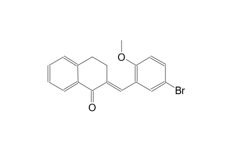 (2E)-2-(5-bromo-2-methoxybenzylidene)-3,4-dihydro-1(2H)-naphthalenone