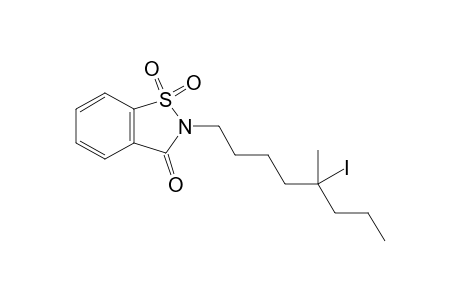 2-(5-Iodo-5-methyloctyl)benzo[d]isothiazol-3(2H)-one 1,1-dioxide