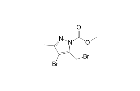 4-Bromo-5-bromomethyl-3-methyl-1-methoxycarbonylpyrazole