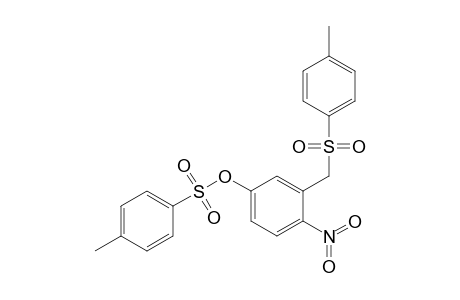 4-Nitro-3(toluene-4-sulfonylmethyl)phenyl toluene-4-sulfonate