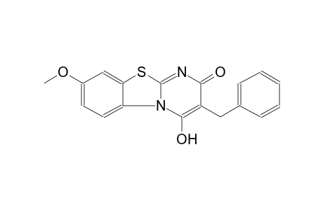 2H-pyrimido[2,1-b]benzothiazol-2-one, 4-hydroxy-8-methoxy-3-(phenylmethyl)-