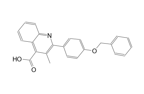 2-[4-(benzyloxy)phenyl]-3-methyl-4-quinolinecarboxylic acid