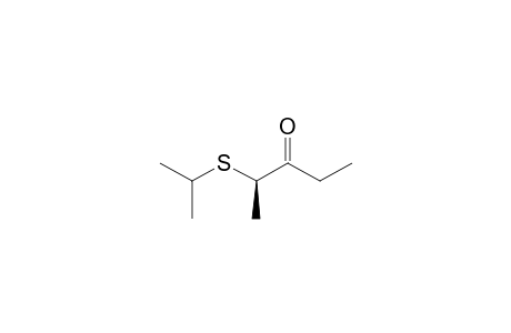 (R)-(+)-2-(Isopropylsulfanyl)-3-pentanone