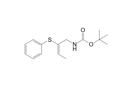 (E)-N-tert-Butoxycarbonyl-2-phenylthiobut-2-enylamine