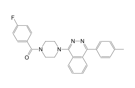 1-[4-(4-fluorobenzoyl)-1-piperazinyl]-4-(4-methylphenyl)phthalazine