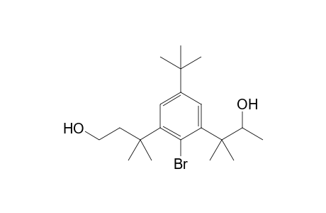 3-[2-bromanyl-5-tert-butyl-3-(2-methyl-4-oxidanyl-butan-2-yl)phenyl]-3-methyl-butan-2-ol