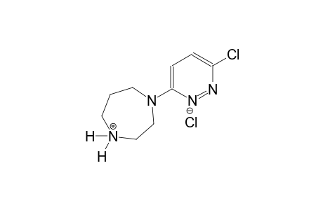 4-(6-chloro-3-pyridazinyl)-1,4-diazepan-1-ium chloride