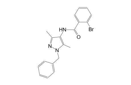 N-(1-benzyl-3,5-dimethyl-1H-pyrazol-4-yl)-2-bromobenzamide