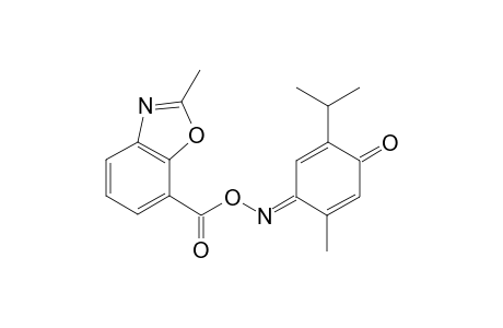 2,5-Cyclohexadien-1-one, 5-methyl-4-[[[(2-methyl-1,3-benzoxazol-7-yl)carbonyl]oxy]imino]-2-(1-methylethyl)-