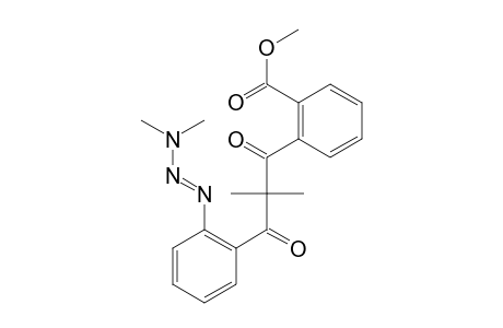 (E)-Methyl 2-{3-[2-(3,3-Dimethyltriaz-1-enyl)phenyl]-2,2-dimethyl-3-oxopropanoyl}benzoate