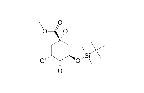 Methyl (1S,3R,4R,5R)-3-[(tert-Butyl)dimethylsilyloxy]-1,4,5-trihydroxycyclohexane-1-carboxylate