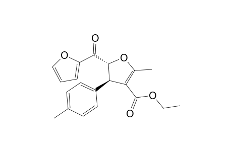 trans-4-Carbethoxy-2,3-dihydro-2-fur-2'-oyl-5-methyl-3-(4-methylphenyl)furan