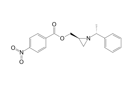 (2S,.alpha.R)-1-.alpha.-Methylbenzyl-2-aziridinyl)methyl 4-nitrobenzoate
