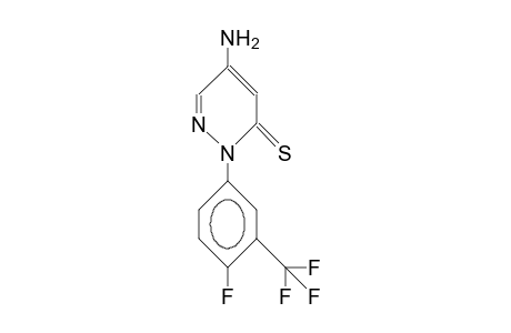 2-(3-Trifluoromethyl-4-fluoro-phenyl)-5-amono-3H-pyridazine-5-thione