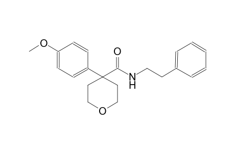 2H-pyran-4-carboxamide, tetrahydro-4-(4-methoxyphenyl)-N-(2-phenylethyl)-