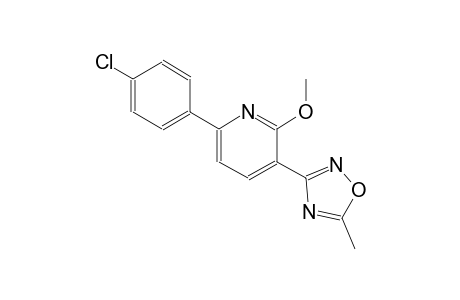 6-(4-chlorophenyl)-3-(5-methyl-1,2,4-oxadiazol-3-yl)-2-pyridinyl methyl ether